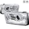Spec-D Tuning 99-04 Ford F250 LED Projector Headlight Chrome Housing LHP-F25099-RS - alternate 1